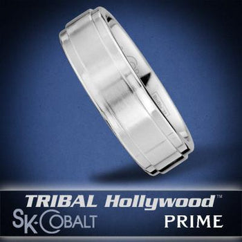 THETA PRIME Ring SK Cobalt Men's Wedding Band by Scott Kay