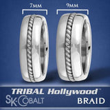ROPE BRAID Cobalt Men's Ring by Scott Kay