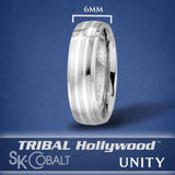 JOINED UNITY Ring SK Cobalt Men's Wedding Band by Scott Kay