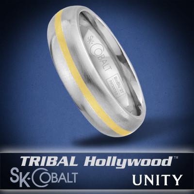 ONE UNITY Ring SK Cobalt Men's Wedding Band by Scott Kay