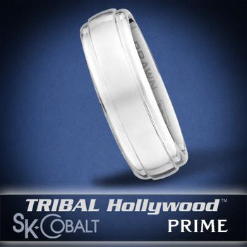 IOTA PRIME Ring SK Cobalt Men's Wedding Band by Scott Kay