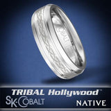 SACRED NATIVE Ring SK Cobalt Men's Wedding Band by Scott Kay
