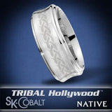 CROWN NATIVE Ring SK Cobalt Men's Wedding Band by Scott Kay