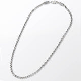 Konstantino ROUND LINK CHAIN Medium Sterling Silver Mens Necklace Chain - Full View