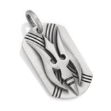 SUISEI Voyager Spirit Mens Dog Tag Pendant by Bico Australia