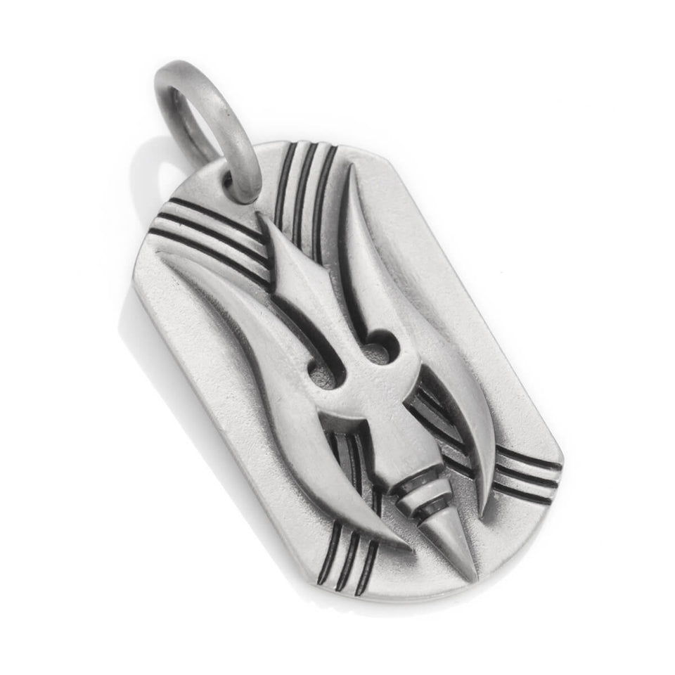 SUISEI Voyager Spirit Mens Dog Tag Pendant by Bico Australia