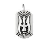 SUISEI Voyager Spirit Mens Dog Tag Pendant by Bico Australia - Front View