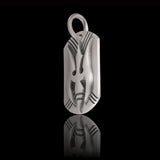 SUISEI Voyager Spirit Mens Dog Tag Pendant by Bico Australia - Side View