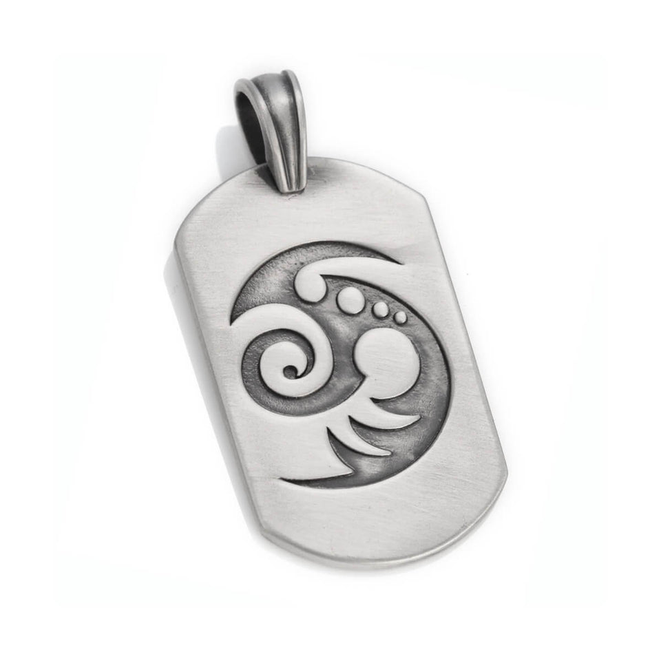 THE CHIMERA Gargoyle Dog Tag Necklace Pendant by BICO Australia
