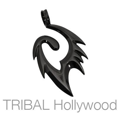 PYRO Large Pendant in Gunmetal