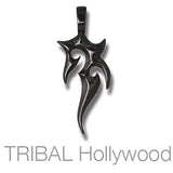 PEGASUS Greek Mythology Talisman Necklace Pendant in Black Gunmetal by BICO Australia Front View