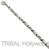 TYPHOON Link Chain Silver Necklace by Bico Australia Flat View 1