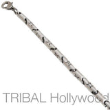 WATER STRIDER Link Chain Silver Necklace by Bico Australia Close-up