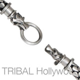 DRACO WOLF'S CLAW Medium Width Silver Necklace Chain by Bico Australia Clasp