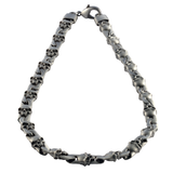 FIRE AND LIGHTNING Thick Width Skull Chain for Men by BICO Australia