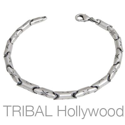 WATER STRIDER Silver Link Bracelet by Bico Australia
