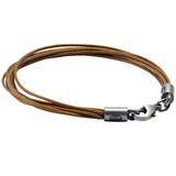 BROWN MULTI-STRAND COTTON BRACELET for Men by BICO Australia