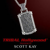 CROSS CUT DOG TAG Sterling Silver Scott Kay Necklace
