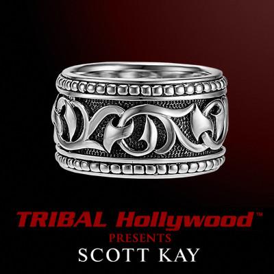 Men's Ring Silver Scott Kay Knotted Vine