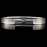 William Henry CORE CUFF Stone Carved Sterling Silver Bracelet