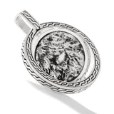 John Hardy Mens Moon Door Amulet Medallion Necklace Pendant - Spin View