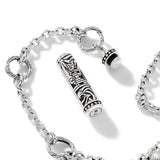 John Hardy Mens Jimat Amulet Silver Necklace Pendant - Close-up