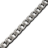 OLD HOLLYWOOD Diamond Cut Steel Mens Bracelet in Antique Gunmetal