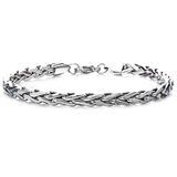 OBLIVION Stainless Steel Spiga Bracelet for Men