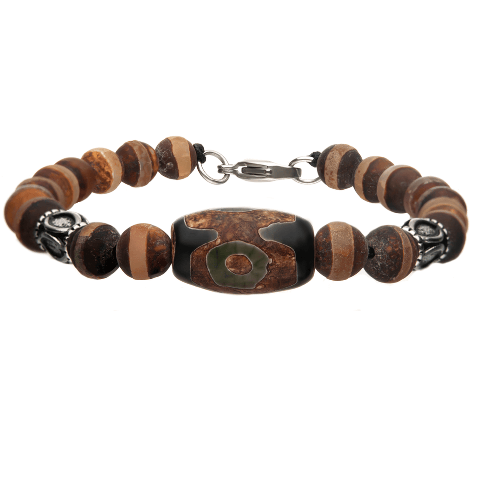 TRANSCENDED BRACELET Stone Bead Meditation Bracelet for Men