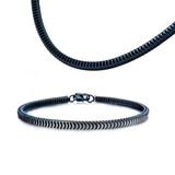 BLUE PYTHON Stainless Steel Link Bracelet for Men