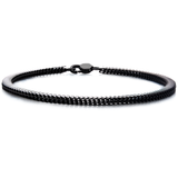 BLACK PYTHON Stainless Steel Link Bracelet for Men