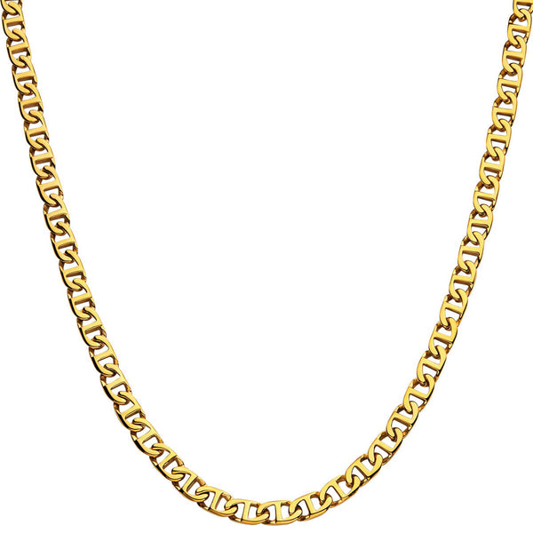 SANDBAR GOLD Men s Mariner Link Chain in 18K Gold Plate