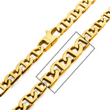 SANDBAR GOLD Mens Mariner Chain in 18K Gold Plate - Closeup