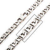 SANDBAR Mens Mariner Chain in Stainless Steel - Closeup