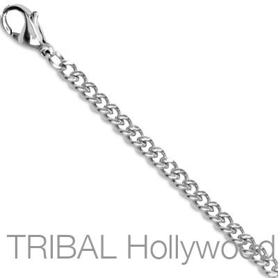 GALAPAGOS High Polish Curb Link Chain Necklace