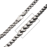BARRICADE CHAIN Modern Link Stainless Steel Mens Necklace