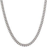 ROYALE Mens Diamond Cut Curb Chain in Stainless Steel