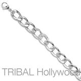 BOWERY Round Curb Link Chain Stainless Steel Necklace