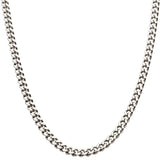 CASBAR Mens Miami Cuban Chain in Stainless Steel