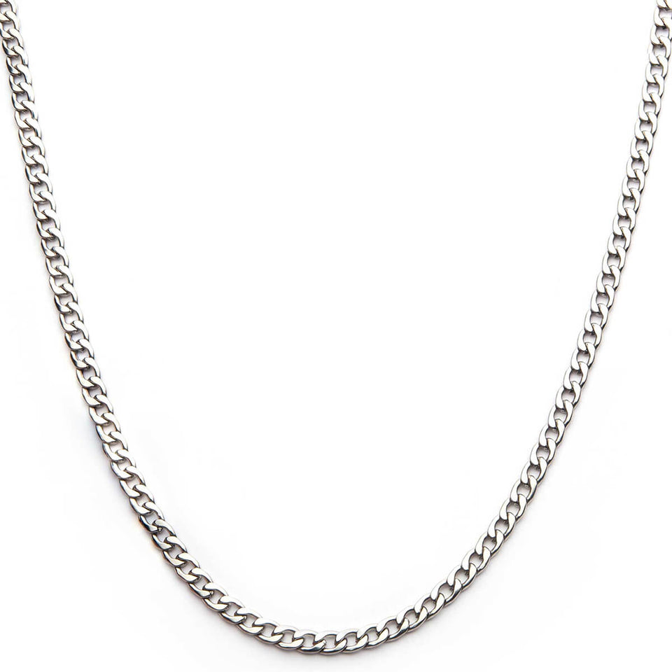 ARLO Mens Curb Chain in Stainless Steel