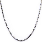 COMMONWEALTH DARK Mens Boston Chain in Oxidized Stainless Steel