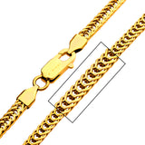 AVERY GOLD Mens Foxtail Chain in 18K Gold Plate