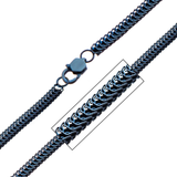 BLUE PYTHON CHAIN Stainless Steel Link Chain for Men