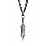 MEDIEVAL BLADE Antique Steel Ancient Dagger with Gold Steel Accents
