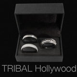 HARMONY 3 in 1 Interchangeable Stainless Steel Black CZ Mens Ring