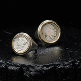 John Varvatos BUFFALO NICKEL RING for Men in Silver and Brass