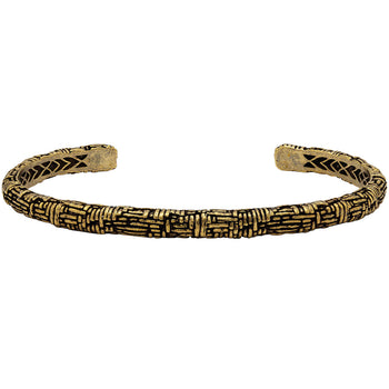 John Varvatos WOVEN BRASS THIN CUFF Bracelet for Men