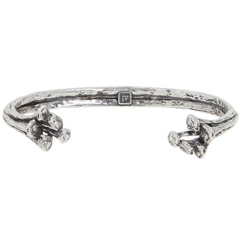 John Varvatos NAILS CUFF Bracelet for Men in Sterling Silver