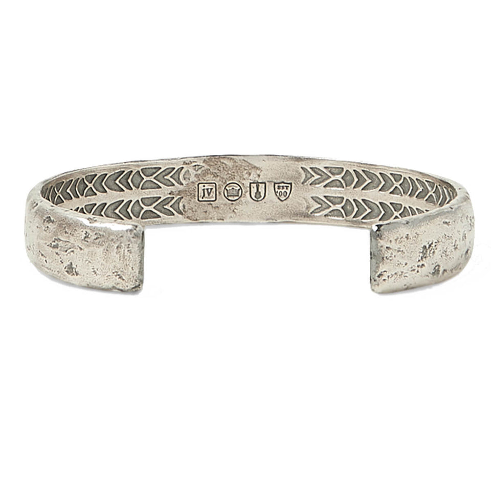 Mens hammered cuff bracelet discount