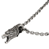 John Varvatos WOLF Mens Pendant Necklace in Sterling Silver